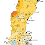 Schneelastzonen in Schweden
